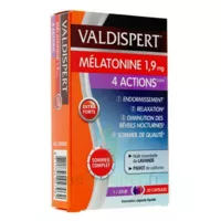 Valdispert Melatonine 1,9 Mg 4 Actions Comprimés B/30 à VILLEMUR SUR TARN