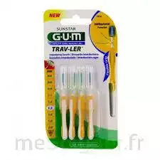 Gum Trav - Ler, 1,3 Mm, Manche Jaune , Blister 4 à VILLEMUR SUR TARN